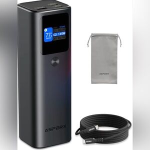 AsperX Laptop Power Bank 27600mAh 162.5W PD3.1 99Wh Flight Approved